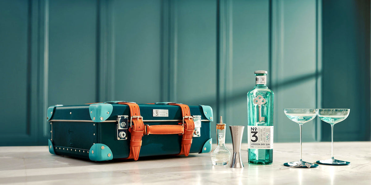 Globe-Trotter X No.3 London Dry Gin Unrivalled Martini Case