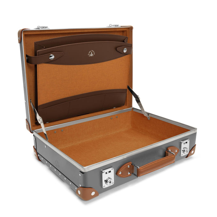 Centenary · Attaché | Grey/Caramel/Chrome