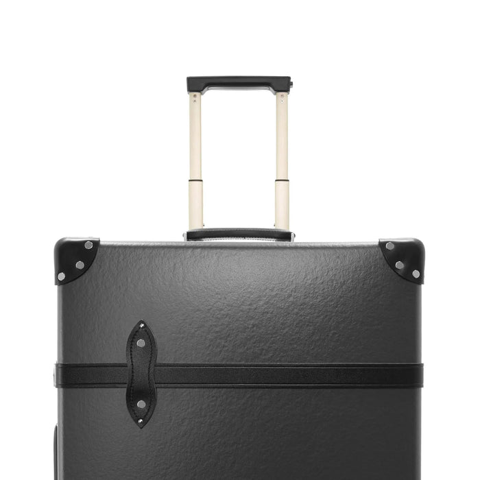 Centenary · Large Check-In - 4 Wheels | Charcoal/Black/Chrome - GLOBE-TROTTER