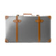 Centenary · Large Suitcase | Grey/Caramel/Chrome
