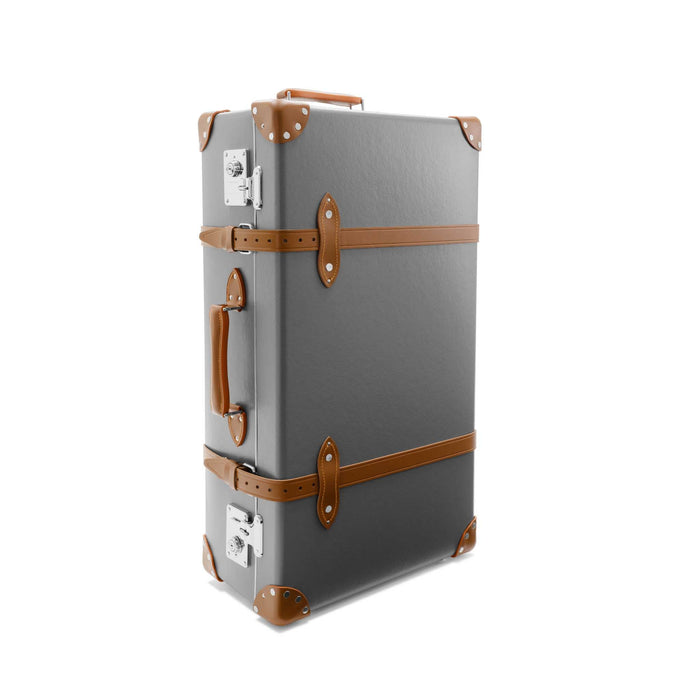 Centenary · Large Suitcase | Grey/Caramel/Chrome