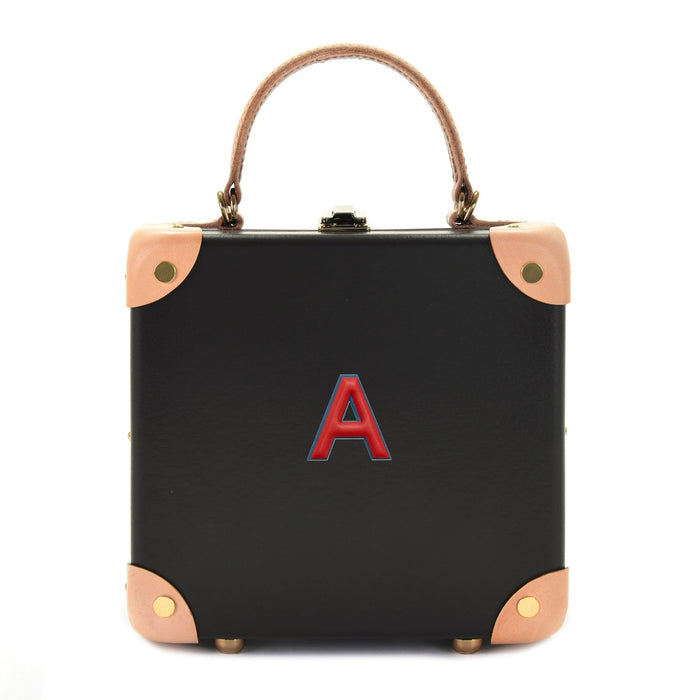 Alphabet · Leather Sticker | Red/Petrol Blue | A