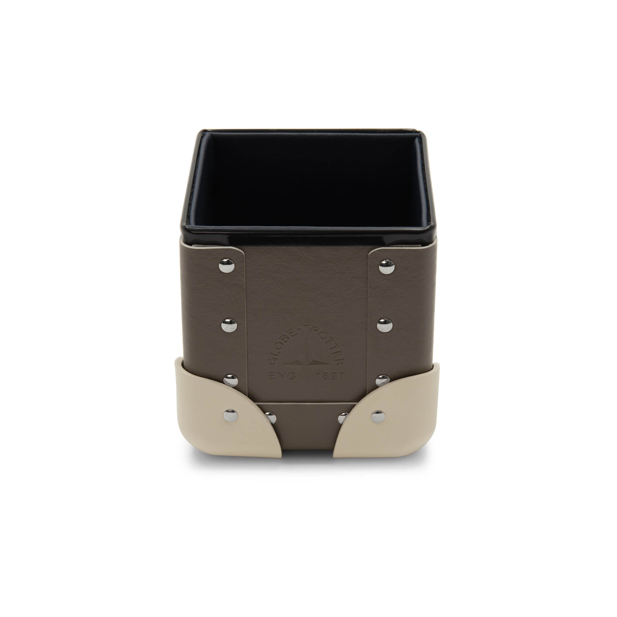 Home Collection · Pen Holder - Small | Noble Brown/Ivory/Gold