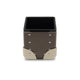 Home Collection · Pen Holder - Small | Noble Brown/Ivory/Gold