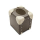 Home Collection · Tissue Box | Noble Brown/Ivory/Gold
