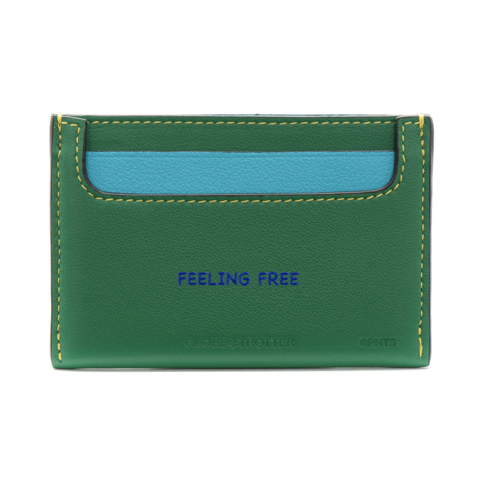 Peanuts · Credit Card Holder | Green/Sky Blue