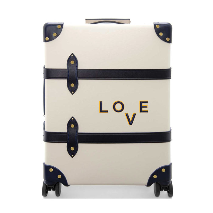 Alphabet · Leather Sticker | Yellow/Dark Blue | V