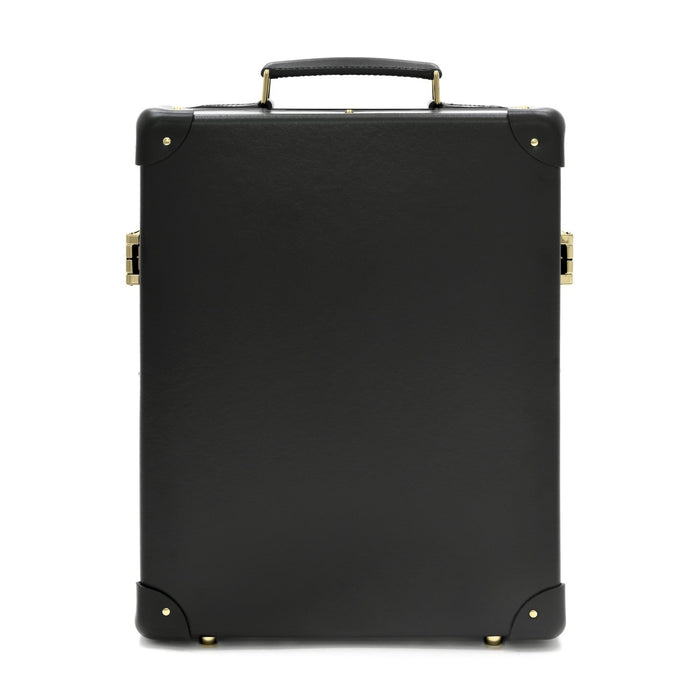 Centenary · 12-Slot Watch Case | Black/Black/Gold - GLOBE-TROTTER