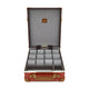 Centenary · 12-Slot Watch Case | Red/Caramel - GLOBE-TROTTER