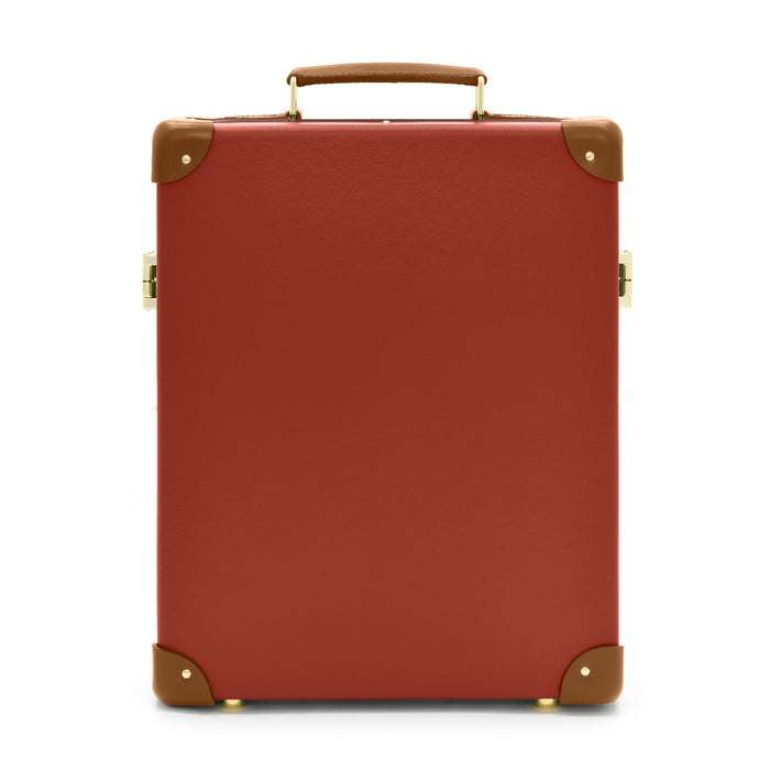 Centenary · 12-Slot Watch Case | Red/Caramel - GLOBE-TROTTER