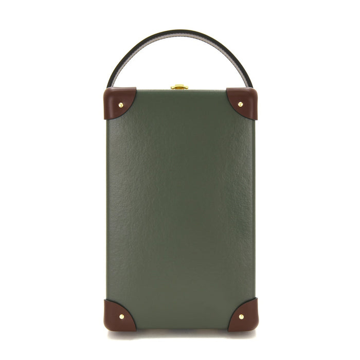 Centenary · 6-Slot Watch Case | Green/Brown - GLOBE-TROTTER