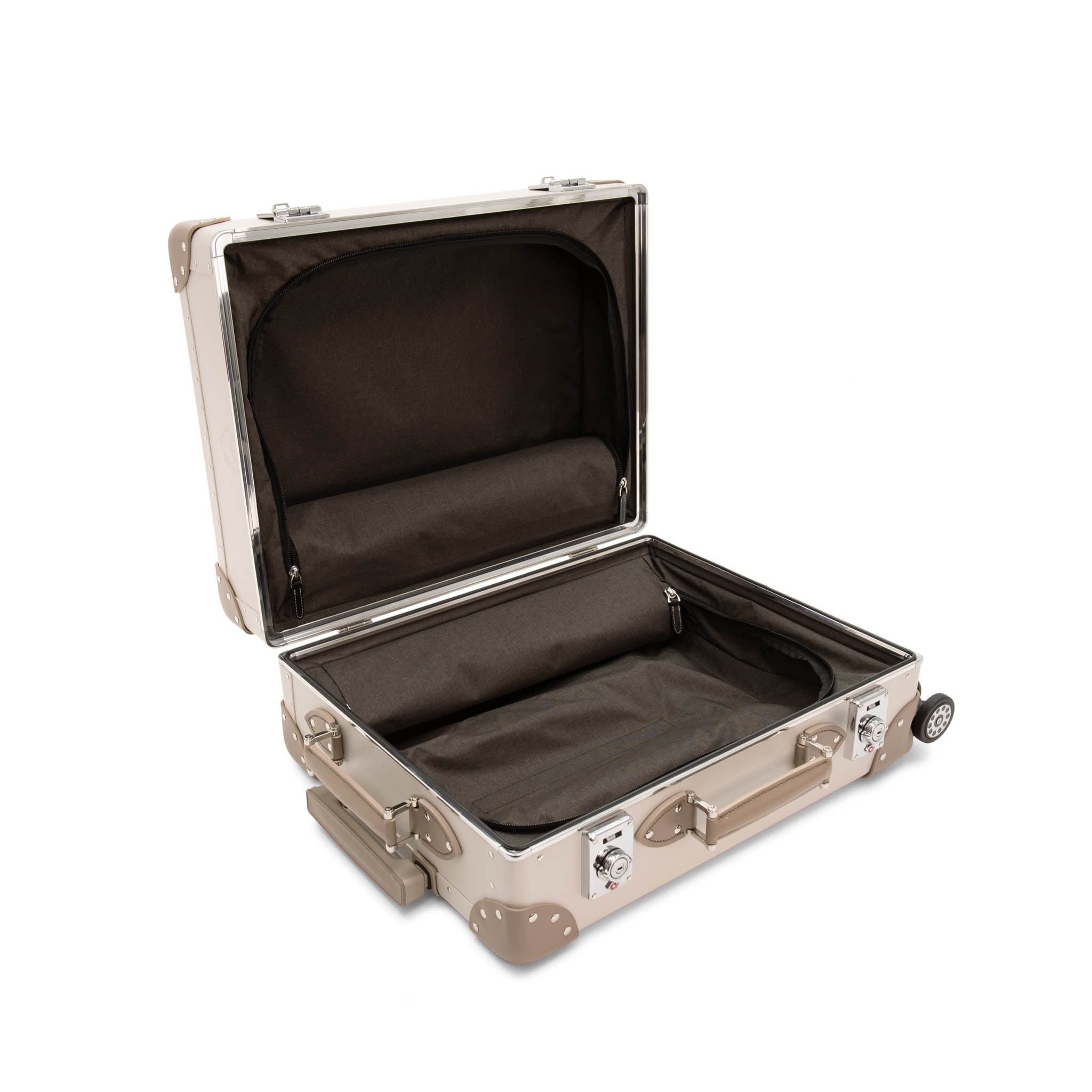 Metropolis · Carry-On - 4 Wheels | Chalk/Moss/Chrome