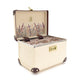 Chelsea Garden · Vanity Case | Ivory/Burgundy - GLOBE-TROTTER
