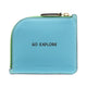 Peanuts · Coin Pouch | Sky Blue/Green