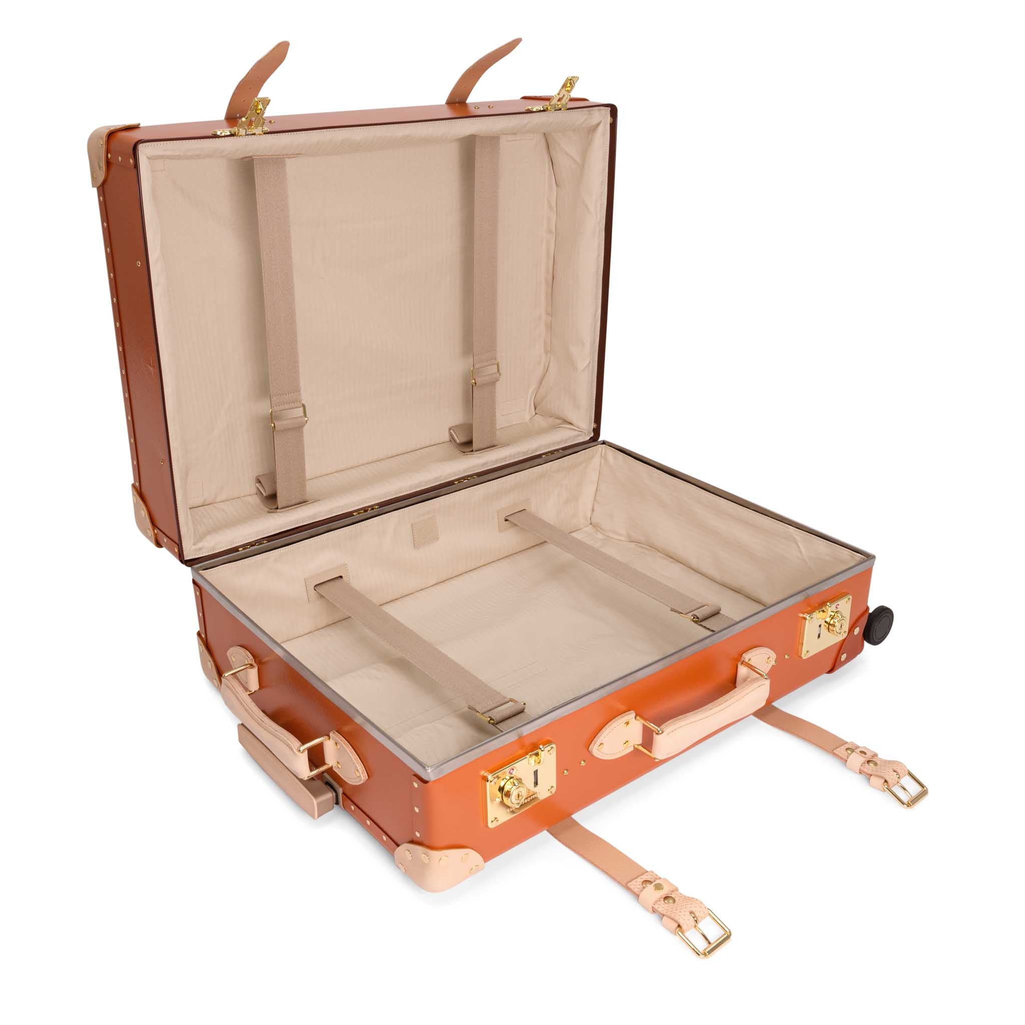 Cotswolds · Large Check-In - 4 Wheels | Orange/Natural/Gold