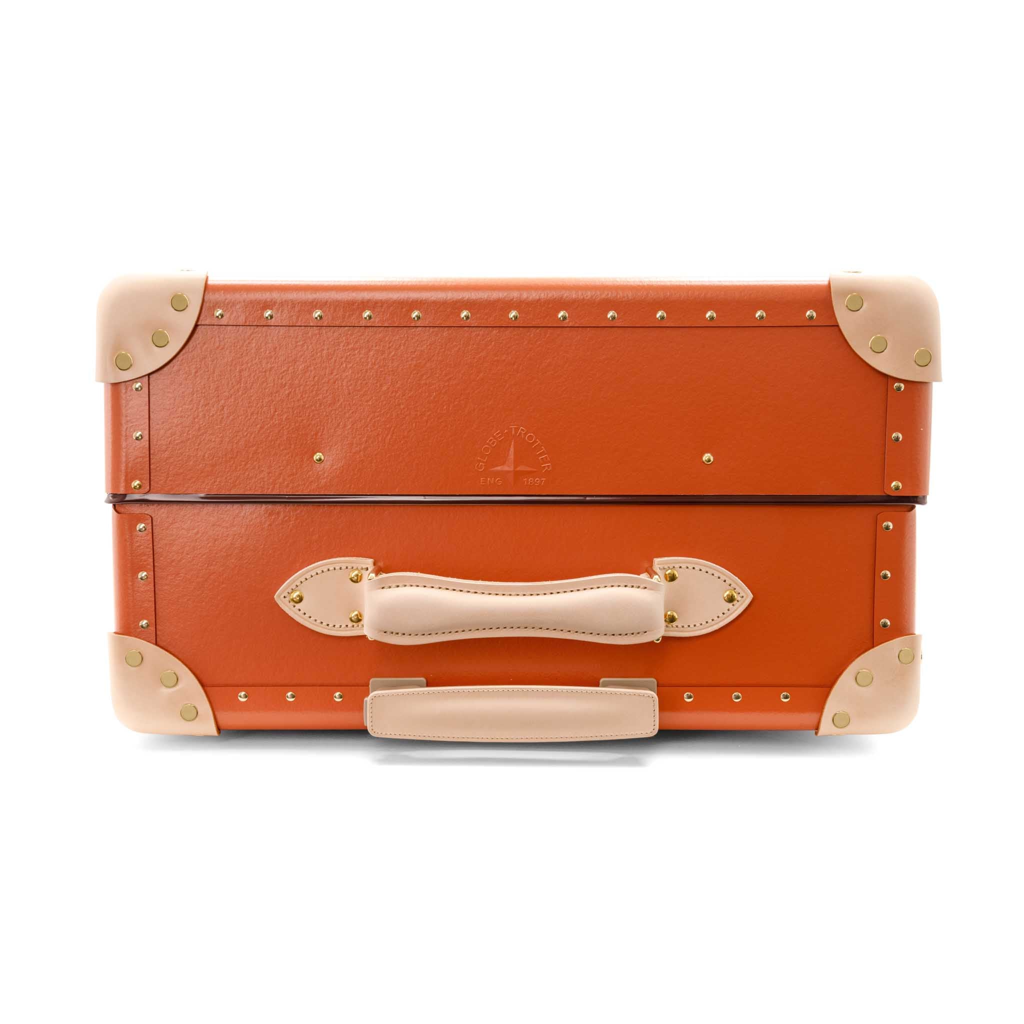 Cotswolds · Large Check-In - 4 Wheels | Orange/Natural/Gold