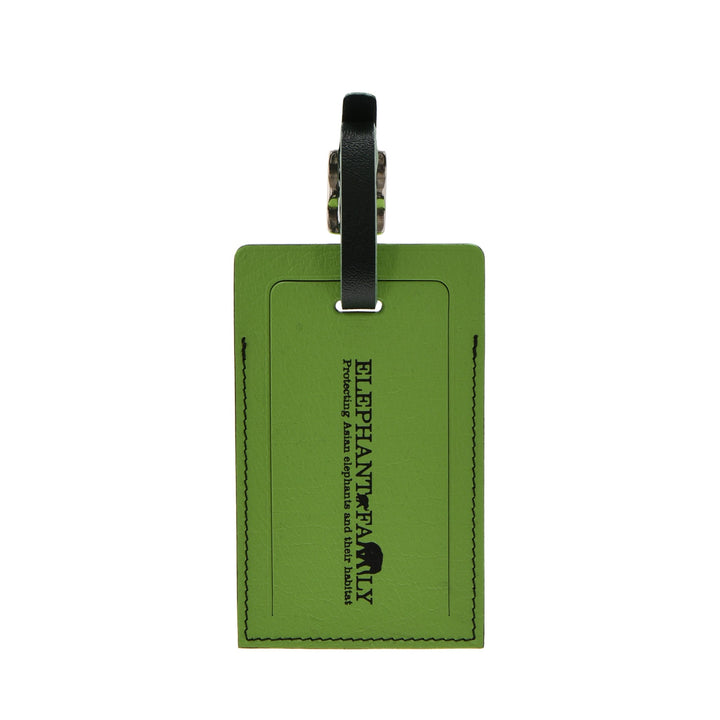 Elephant Family · Luggage Tag | Green
