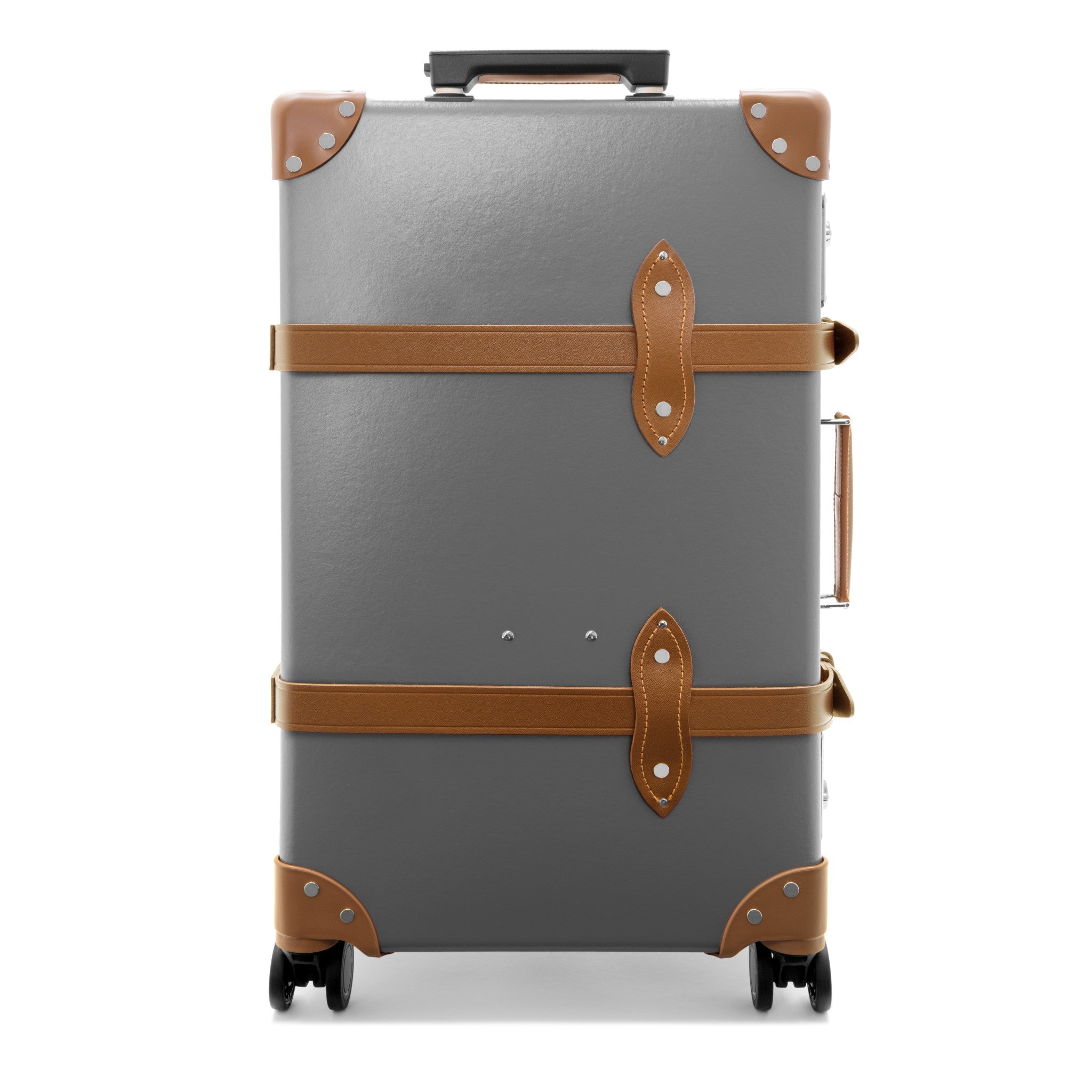 Centenary · Medium Check-In - 4 Wheels | Grey/Caramel/Chrome