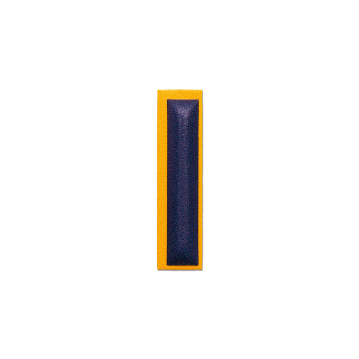 Alphabet · Leather Sticker | Yellow/Dark Blue | I