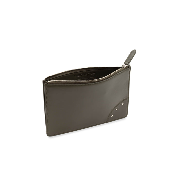 Metropolis · A5 Pouch | Olive/Chrome