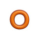 Alphabet · Leather Sticker | Orange/Brown | O