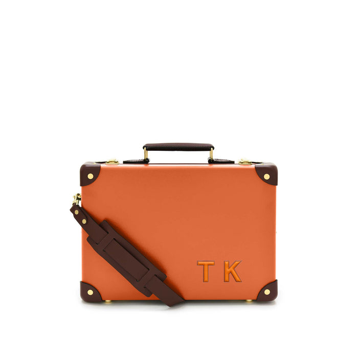 Alphabet · Leather Sticker | Orange/Brown | K