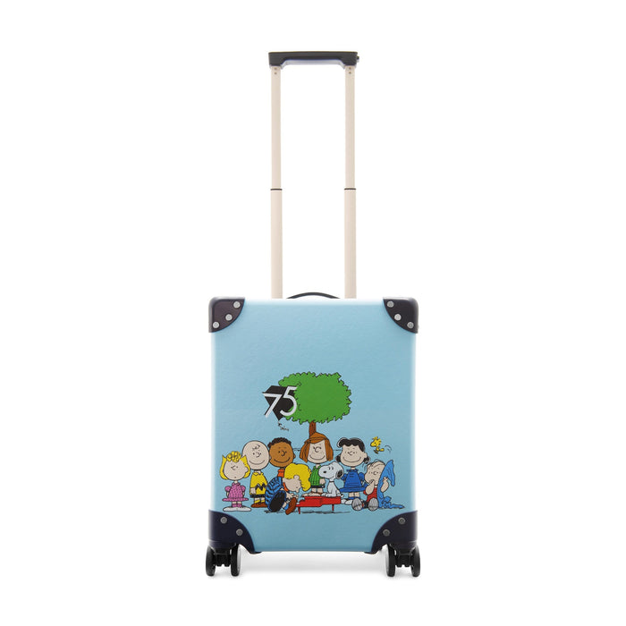 Peanuts 75th Anniversary · Pilots Case - 4 Wheels | Pastel Blue/Navy/Chrome