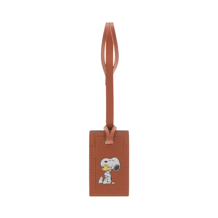 Peanuts · Luggage Tag | Holiday Orange