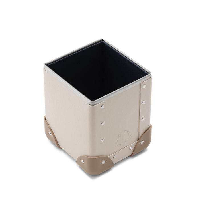 Home Collection · Pen Holder - Large | Chalk/Moss/Chrome