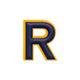 Alphabet · Leather Sticker | Yellow/Dark Blue | R