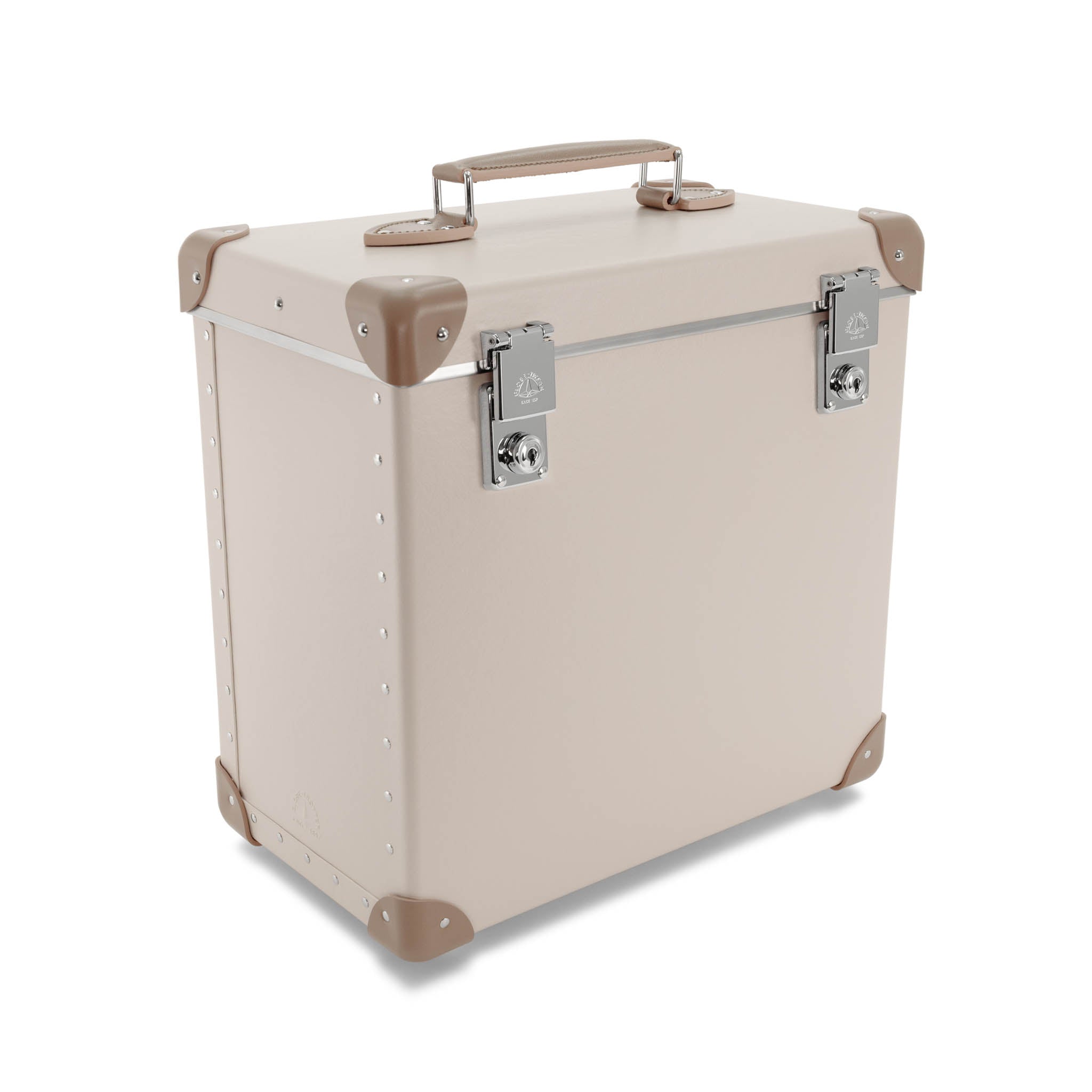 Home Collection · Vinyl Record Case | Chalk/Moss/Chrome