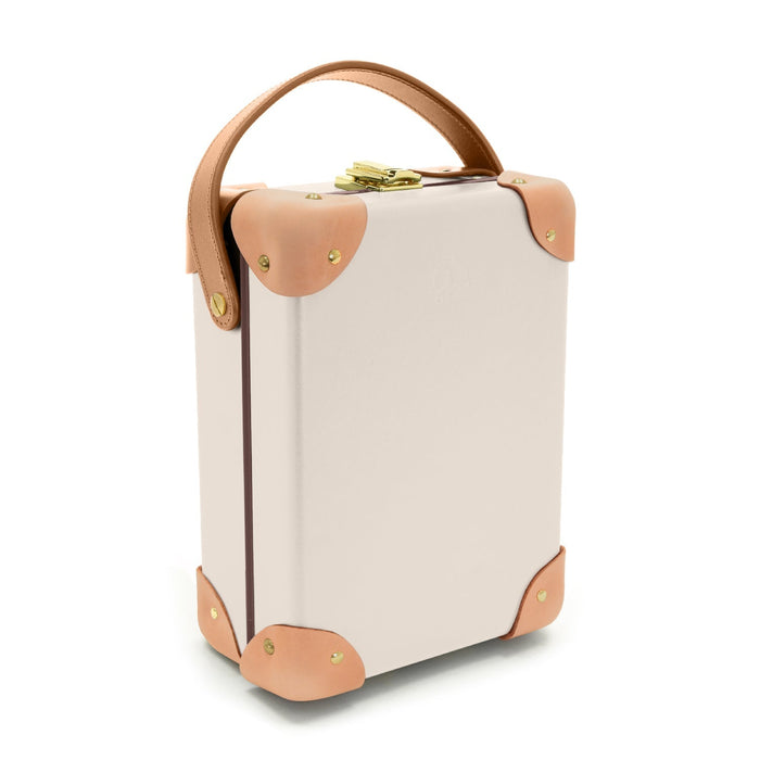 Safari · 3-Slot Watch Case | Ivory/Natural - GLOBE-TROTTER