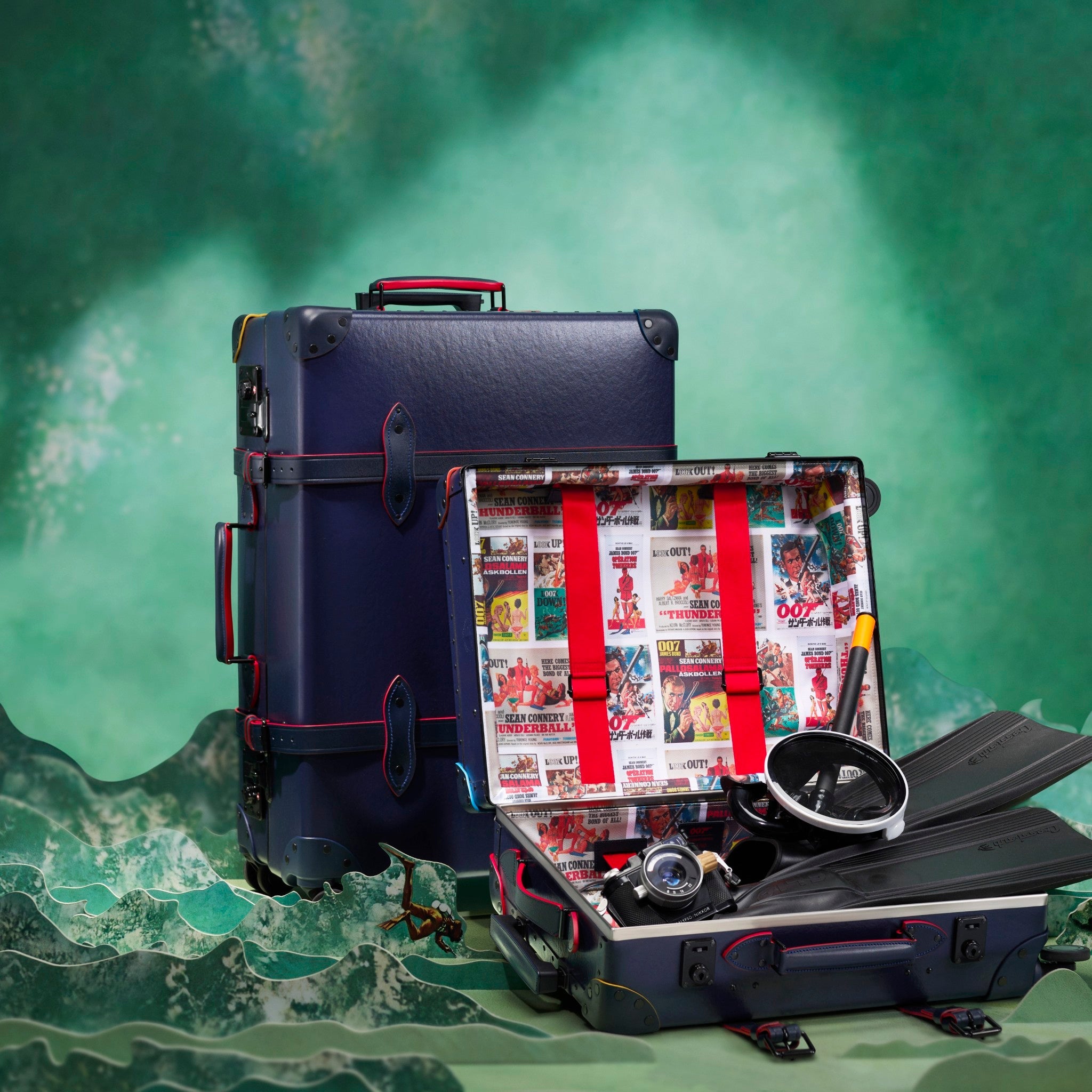 THUNDERBALL · Carry-On - 4 Wheels | Navy/Navy/Black