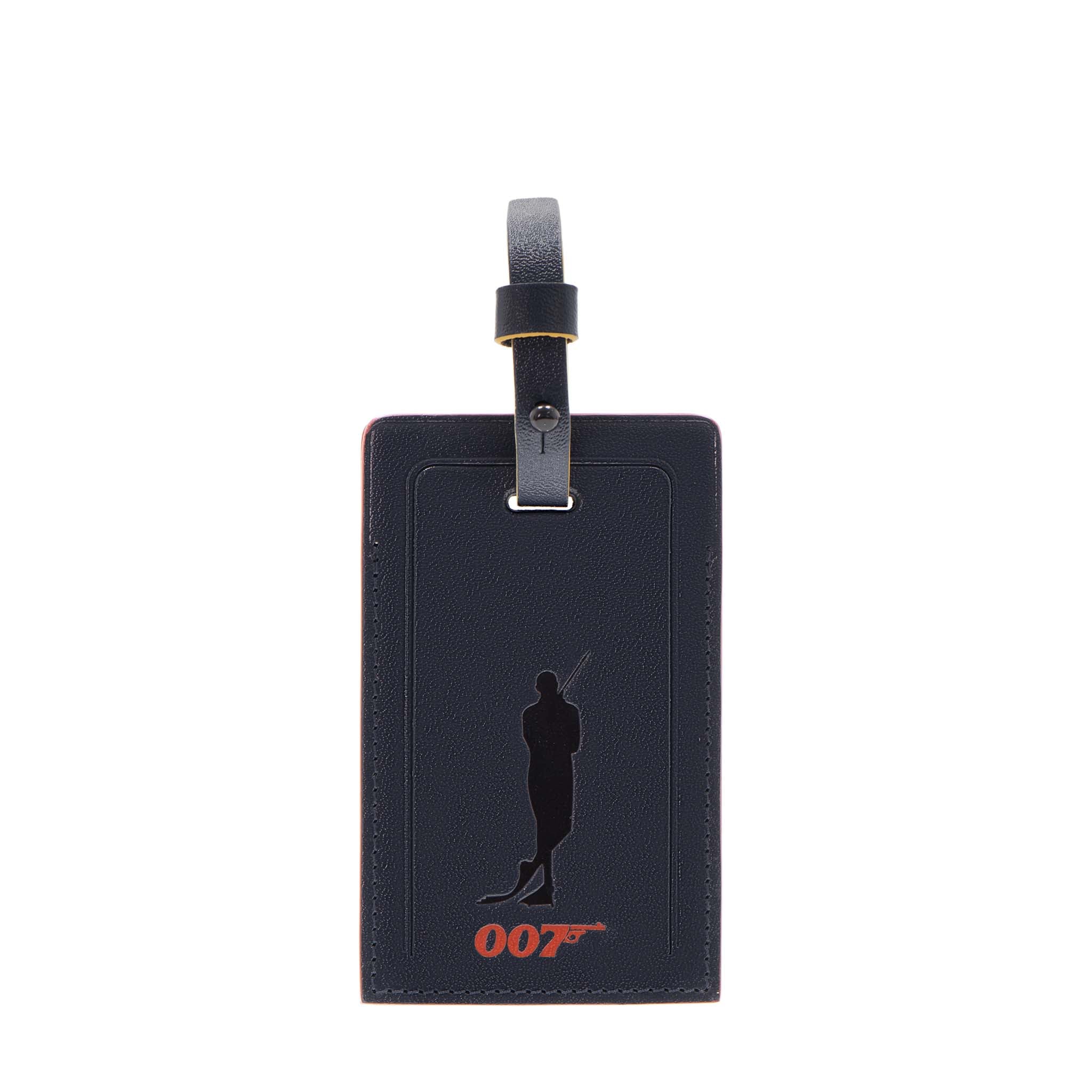 THUNDERBALL · Luggage Tag | Navy/Chrome