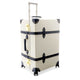 Centenary · XL Trunk - 4 Wheels | Ivory/Navy/Gold