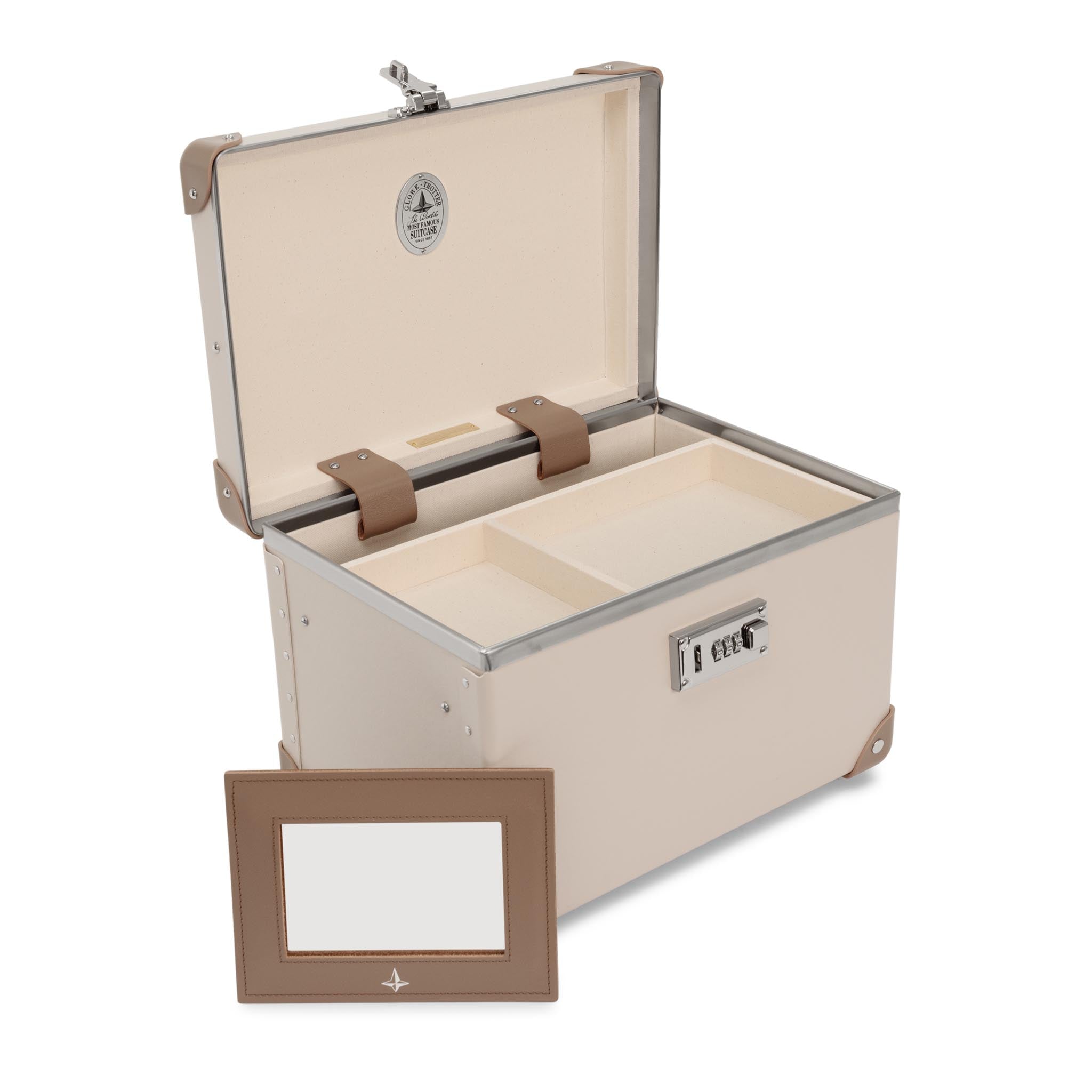 Home Collection · Vanity Case | Chalk/Moss/Chrome